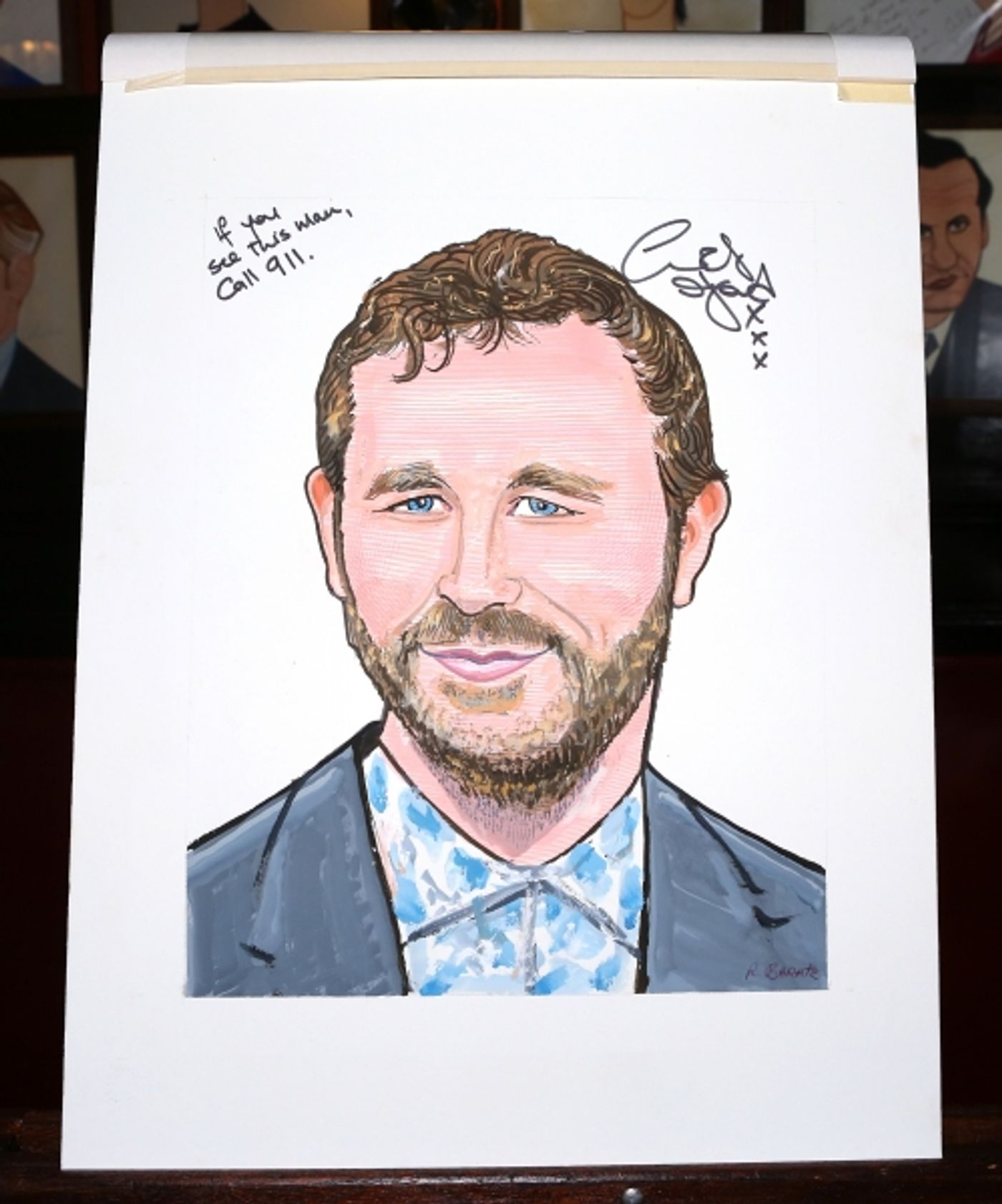 Photo Coverage: OF MICE AND MEN's James Franco, Chris O'Dowd & More Get Sardi's Caricatures  Image