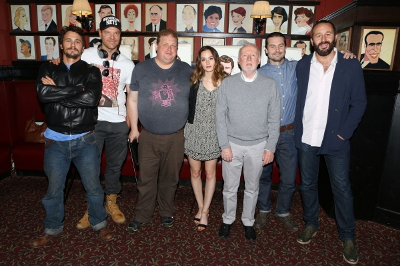 Photo Coverage: OF MICE AND MEN's James Franco, Chris O'Dowd & More Get Sardi's Caricatures  Image