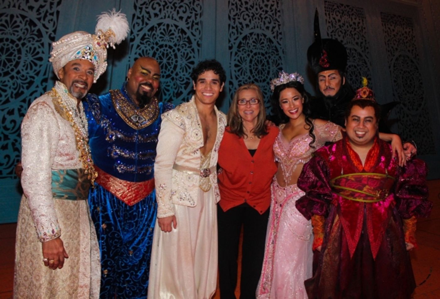 Photo Coverage: Meredith Vieira Visits ALADDIN Photo Coverage: Meredith Vieira Visits ALADDIN Image