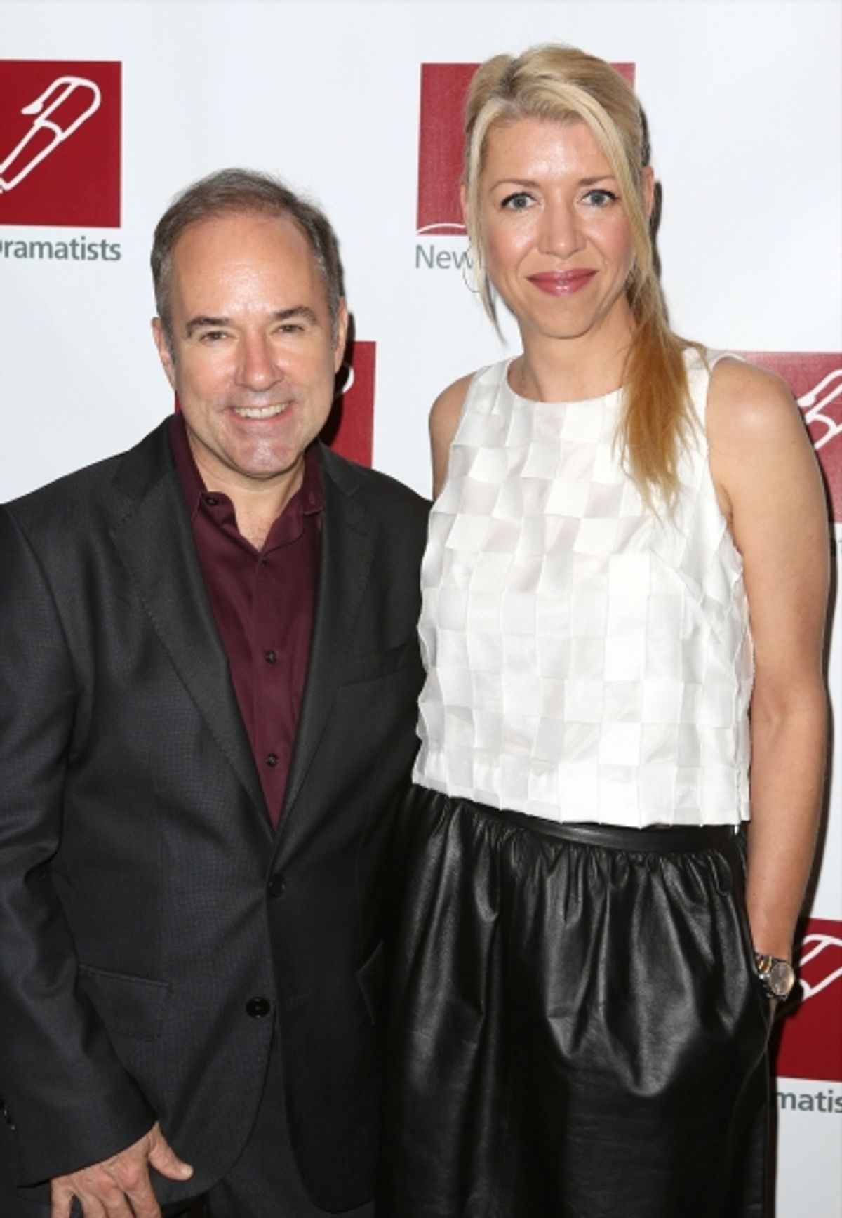 Stephen Flaherty and Kelly Devine  at 