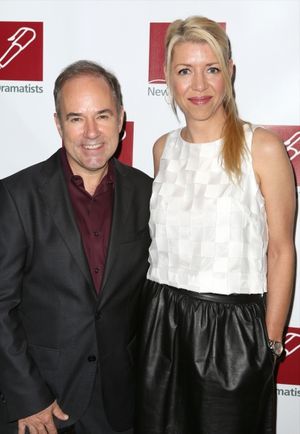 Stephen Flaherty and Kelly Devine @ BroadwayWorld Stephen Flaherty and Kelly Devine Photo