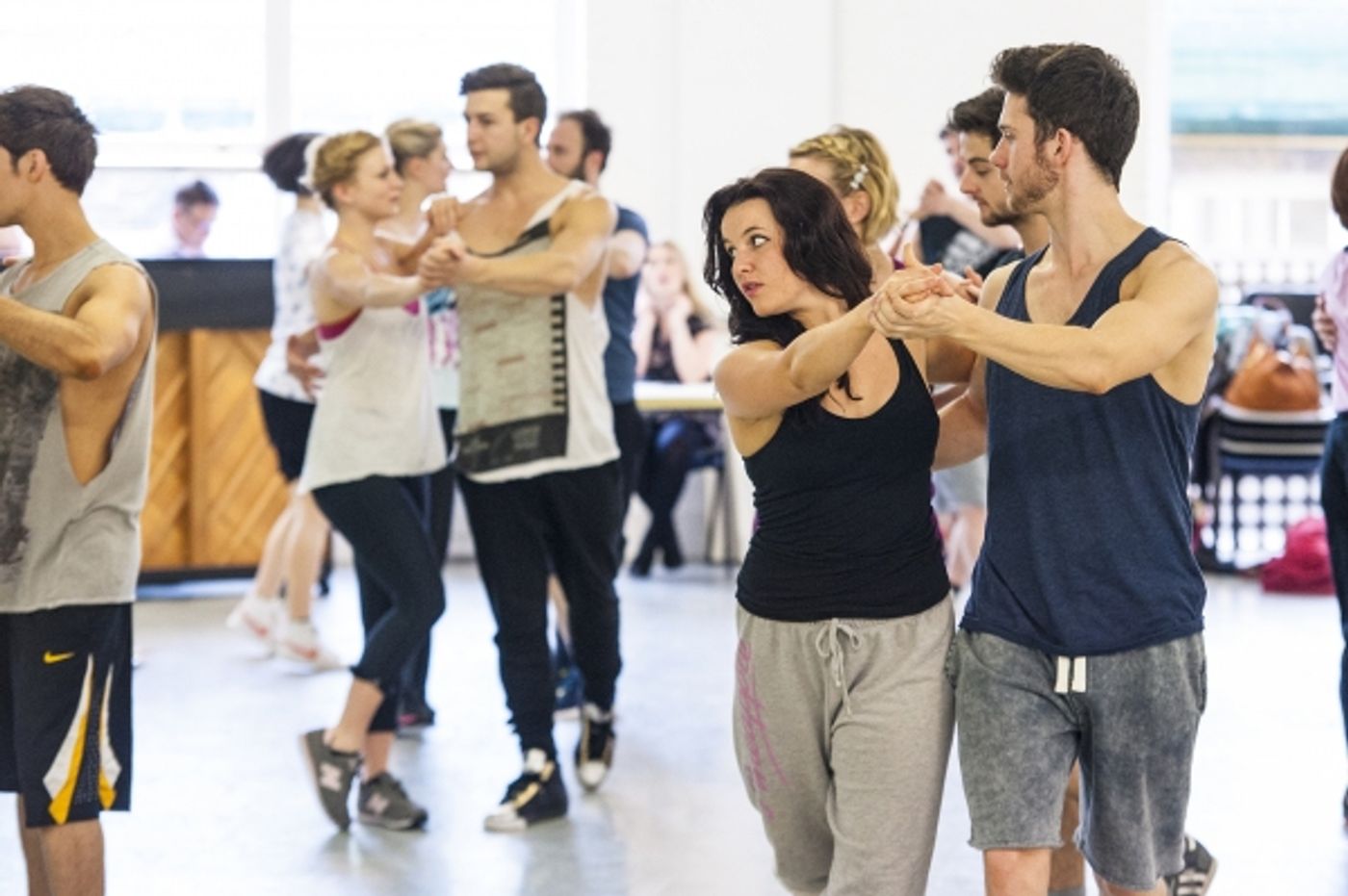 Photo Flash: In Rehearsal with the New Cast of West End's MAMMA MIA! - Alice Stokoe, Rebecca Lock & More! Image