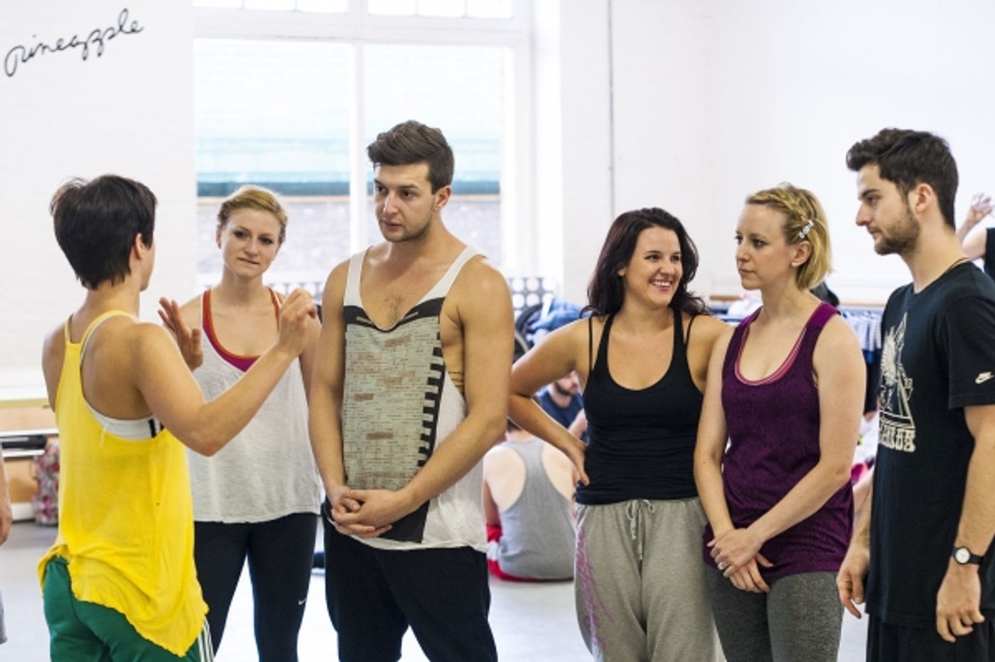 Photo Flash: In Rehearsal with the New Cast of West End's MAMMA MIA! - Alice Stokoe, Rebecca Lock & More! Image