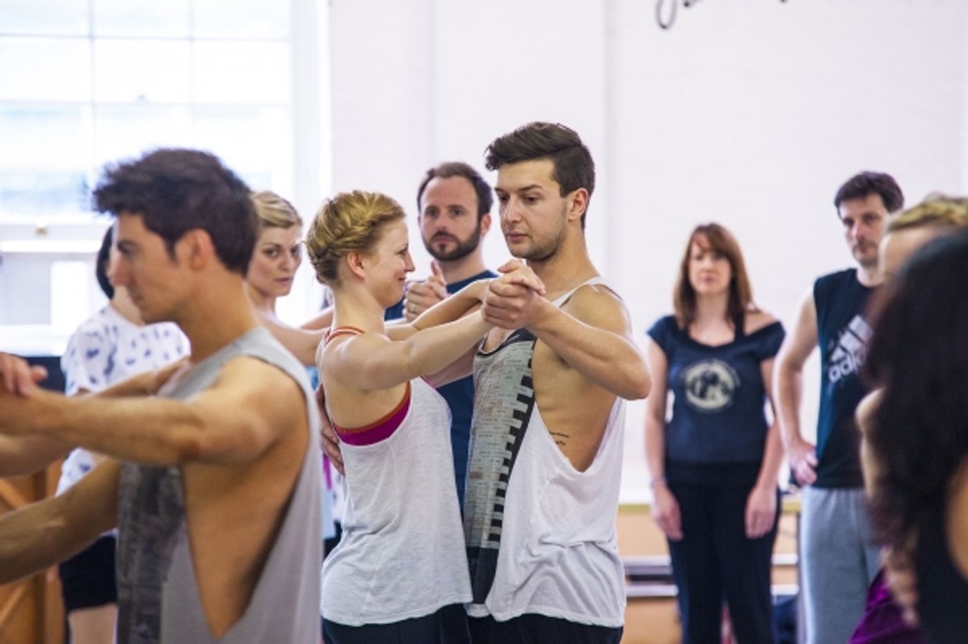 Photo Flash: In Rehearsal with the New Cast of West End's MAMMA MIA! - Alice Stokoe, Rebecca Lock & More! Image