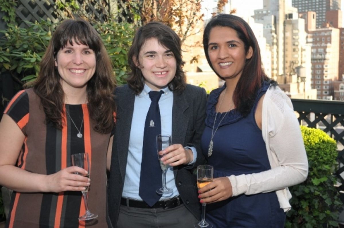 Caitlin Sullivan, Emma Weinstein, Lavina Jadhwani at 