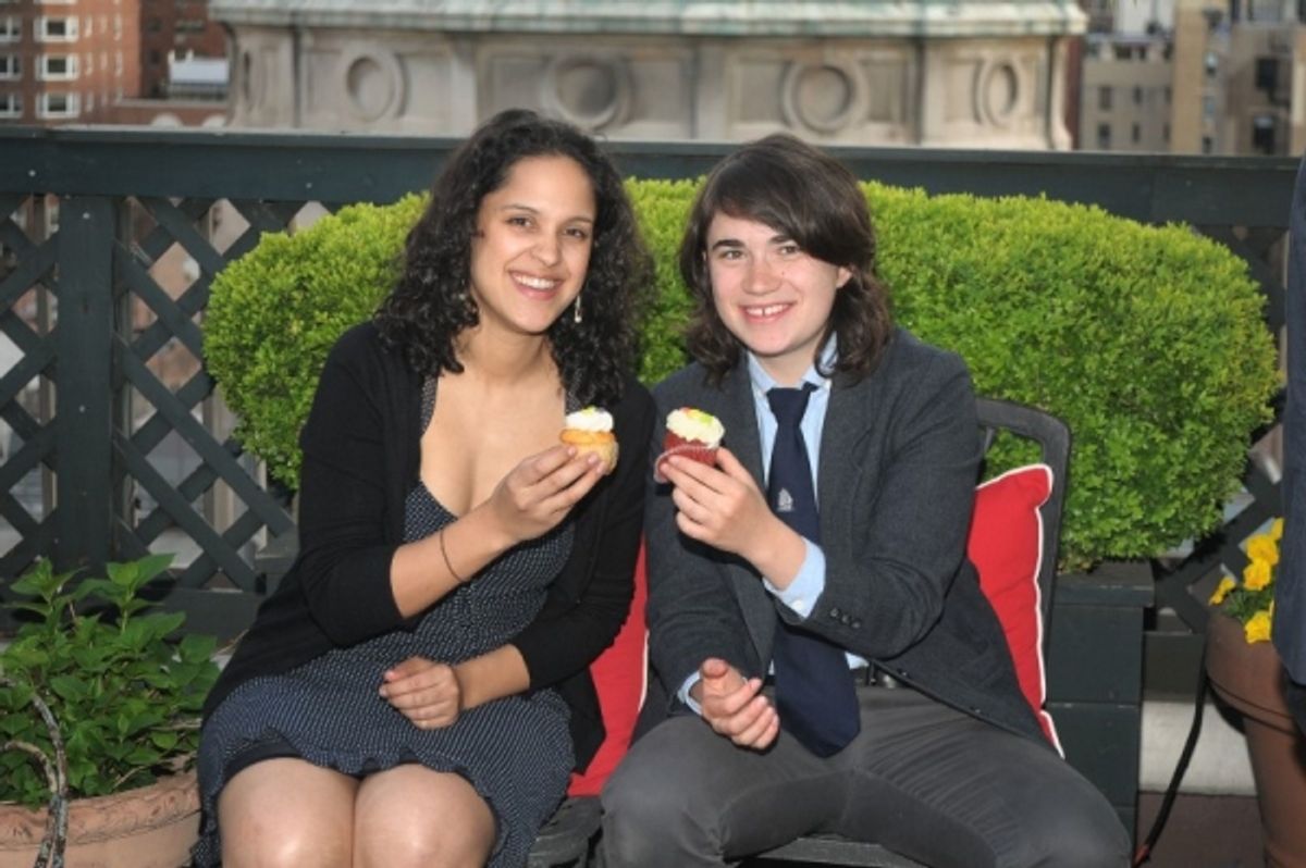 Melissa Crespo, Emma Weinstein at 