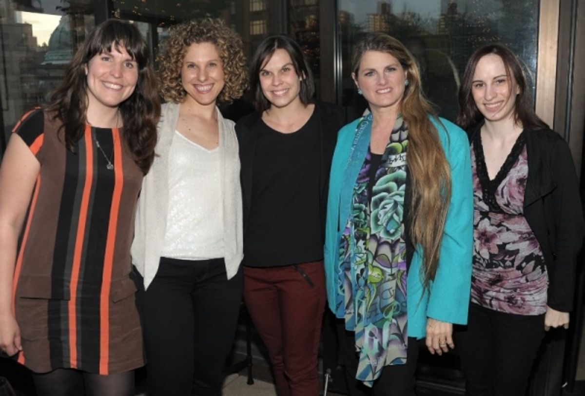 Caitlin Sullivan, Ellie Heyman, Hannah Ryan, Bonnie Comley, Alyssa Renzi at 