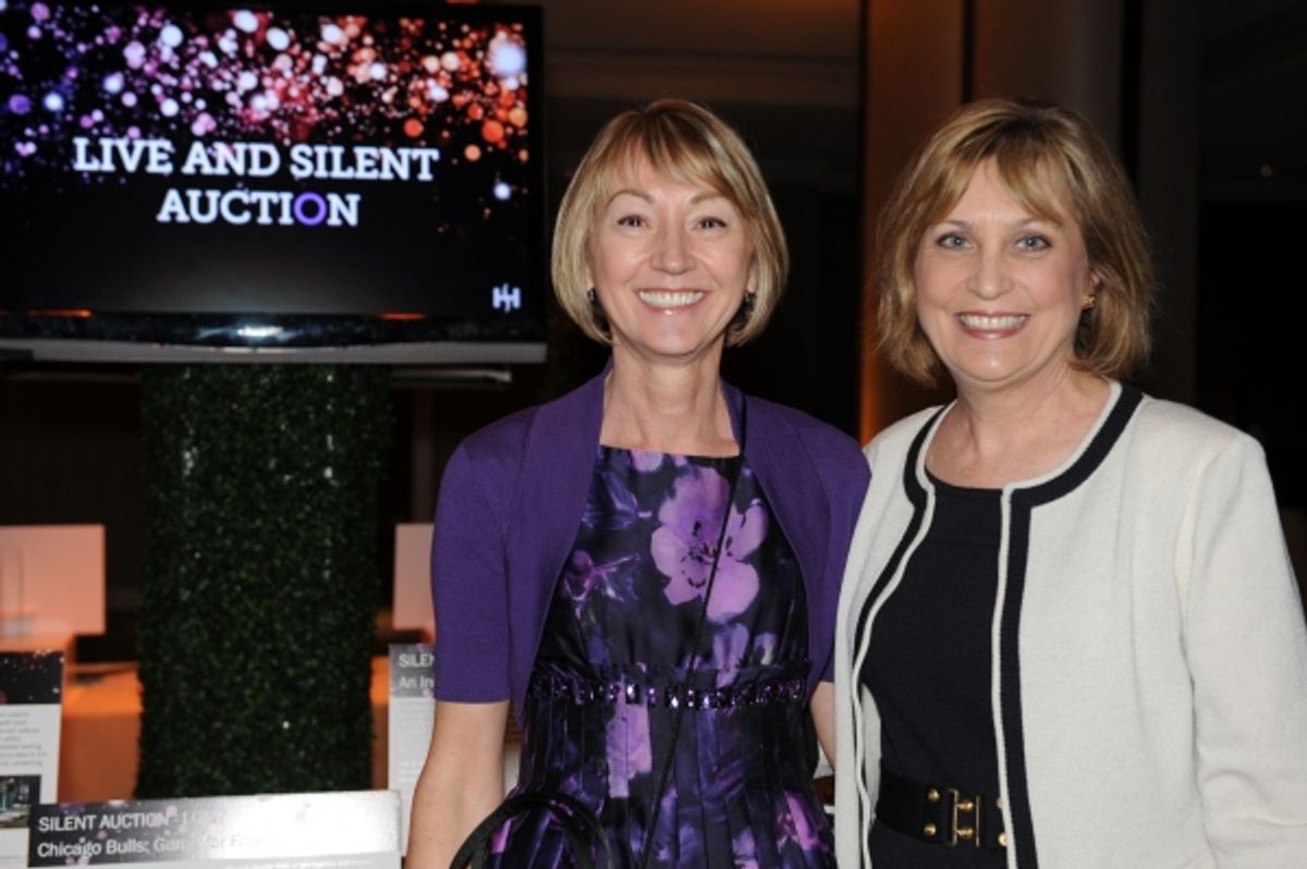 Ruby Lowes, left, and Karen Leets at 