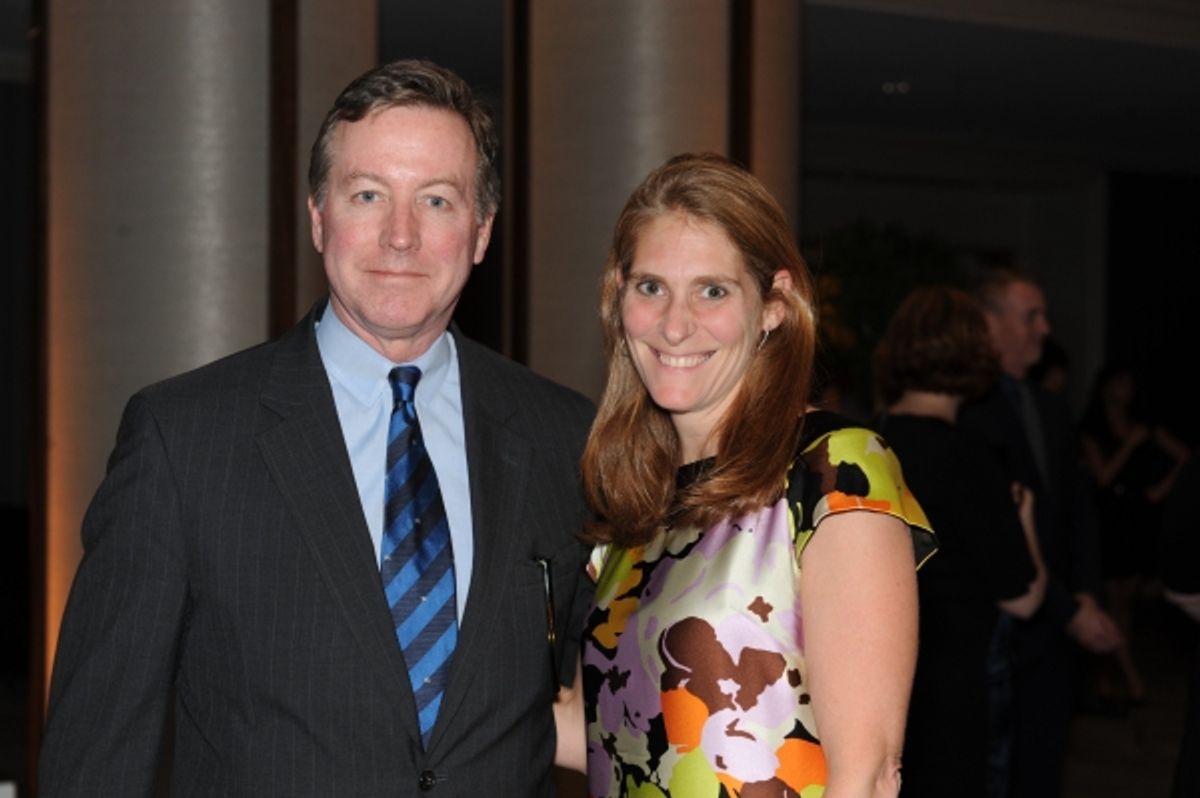 Mark Carberry, left, and Tina Winer  at 