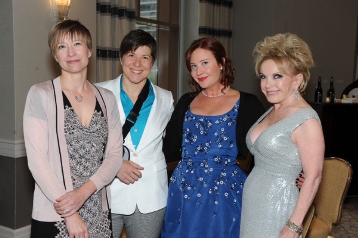 Kate Lux, Lariza Fenner, Lauren Robishaw and Sherrill Bodine at 