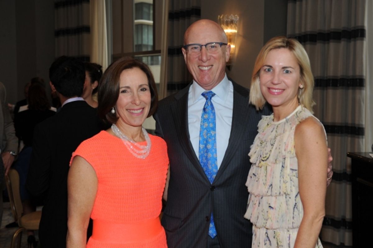Hubbard Street Board Chair Meg Siegler Callahan, Tim Callahan, and Abby Dunn at 