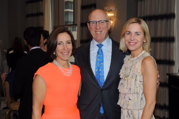 Hubbard Street Board Chair Meg Siegler Callahan, Tim Callahan, and Abby Dunn Photo