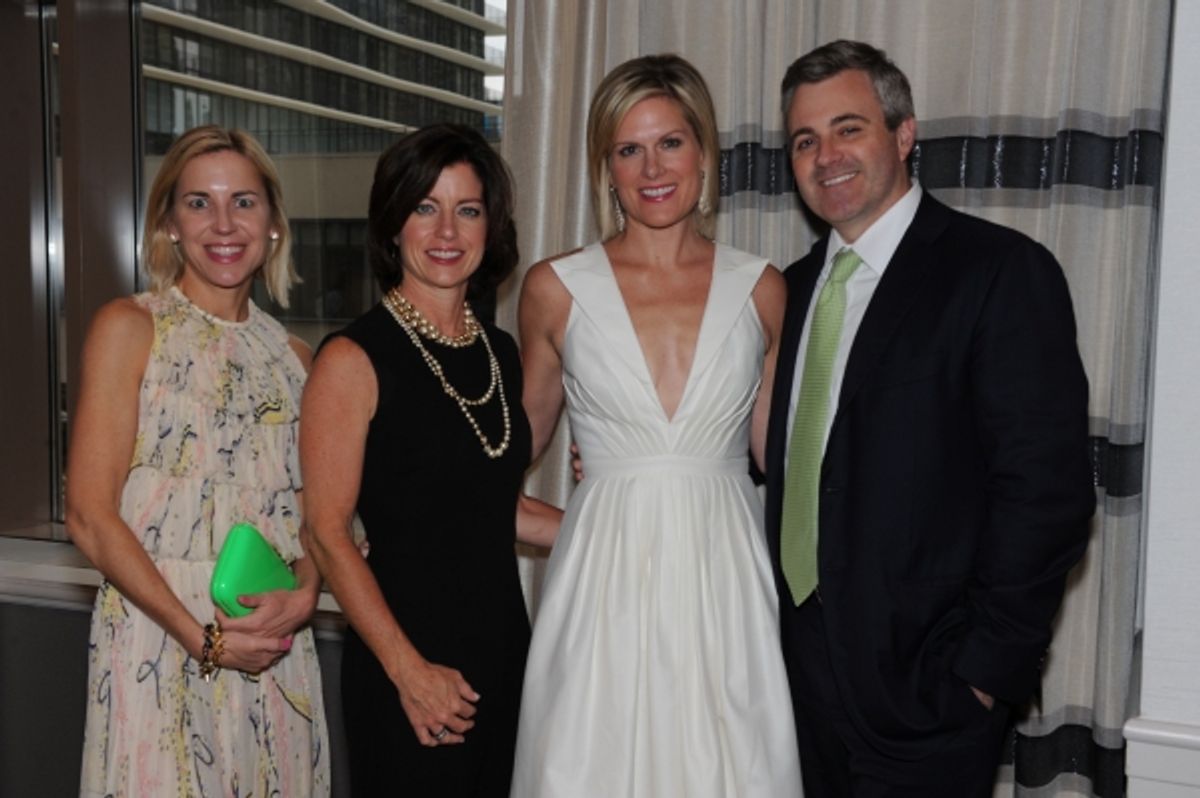 Abby Dunn, Cindy Rourke, and Kelly and Mike Golden at 