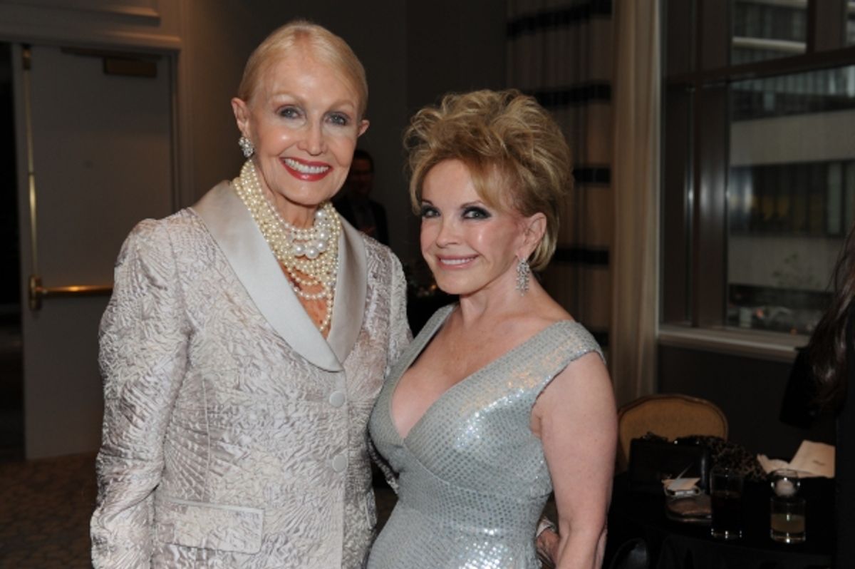 Hazel Barr, left, and Sherrill Bodine at 