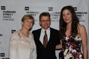 Denise Stefan-Ginascol, Mikhail Baryshnikov and Ashley Ginascol  Photo