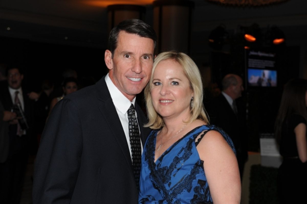 Bill Hinz, left, and Sarah J. Nolan at 