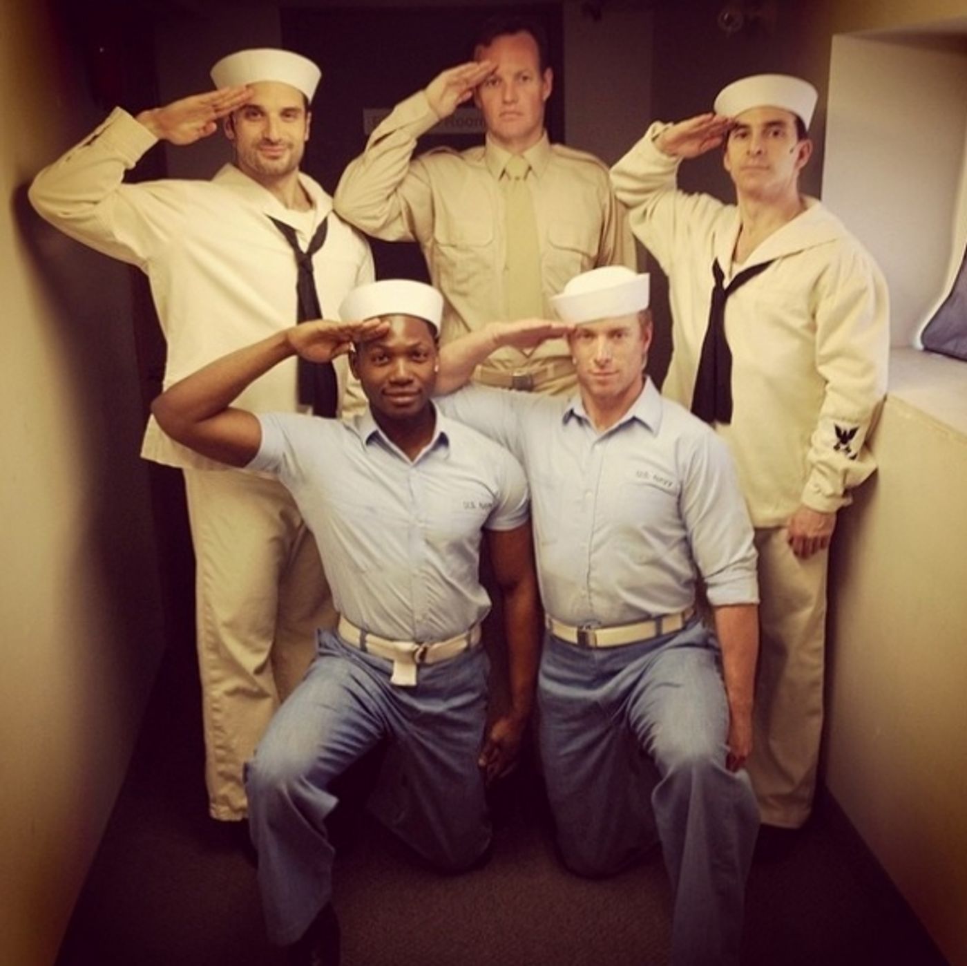 Photo Flash: Saturday Intermission Pics, 5/24- ROCKY, BULLETS OVER BROADWAY, and More Pay Tribute to Memorial Day  Image