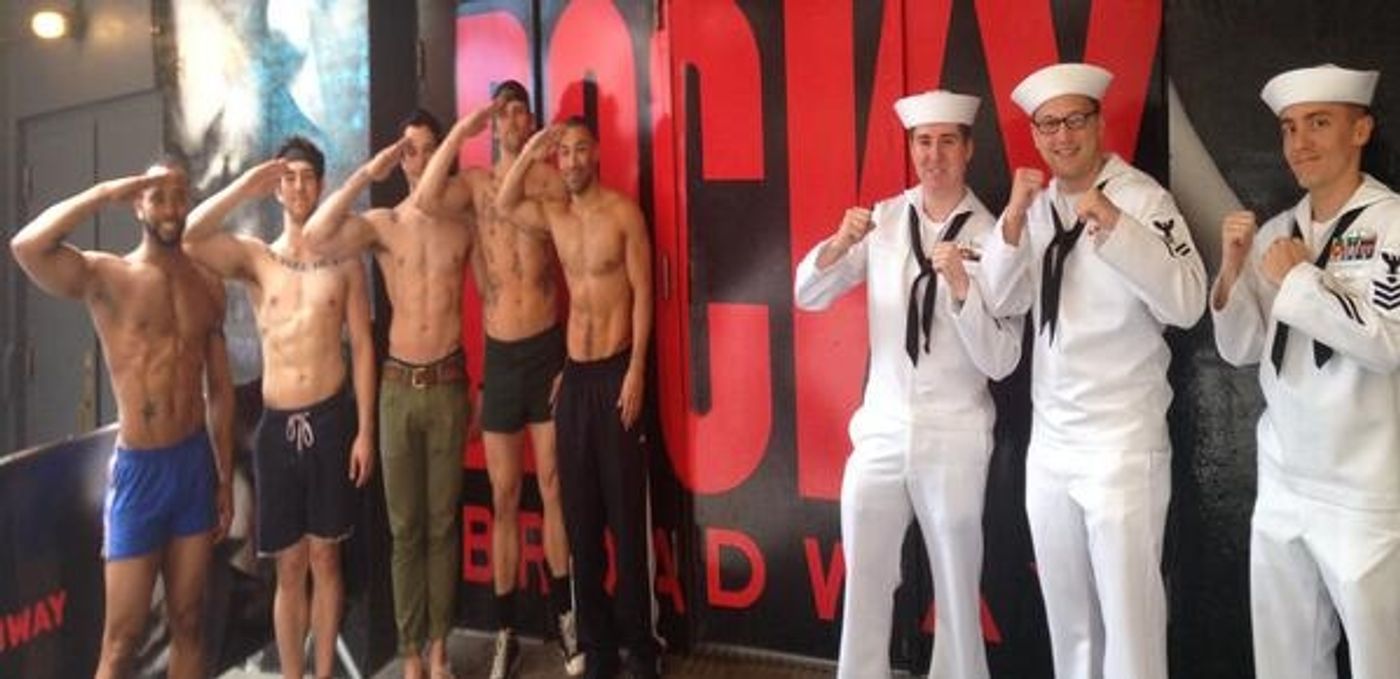 Photo Flash: Saturday Intermission Pics, 5/24- ROCKY, BULLETS OVER BROADWAY, and More Pay Tribute to Memorial Day  Image