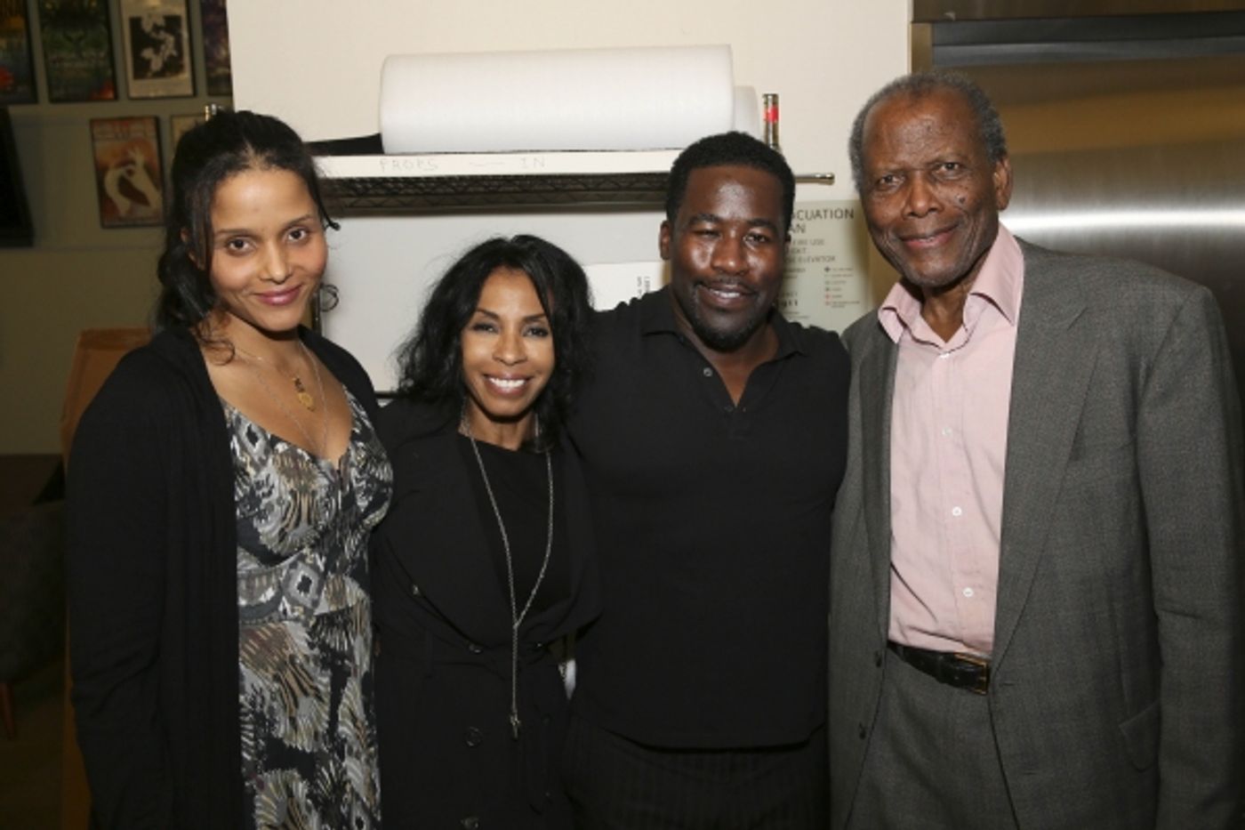 Photo Flash: Sidney Poitier, Martin Sheen and Khandi Alexander Backstage at THE TALLEST TREE IN THE FOREST  Image