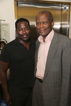 Daniel Beaty and Sidney Poitier Photo