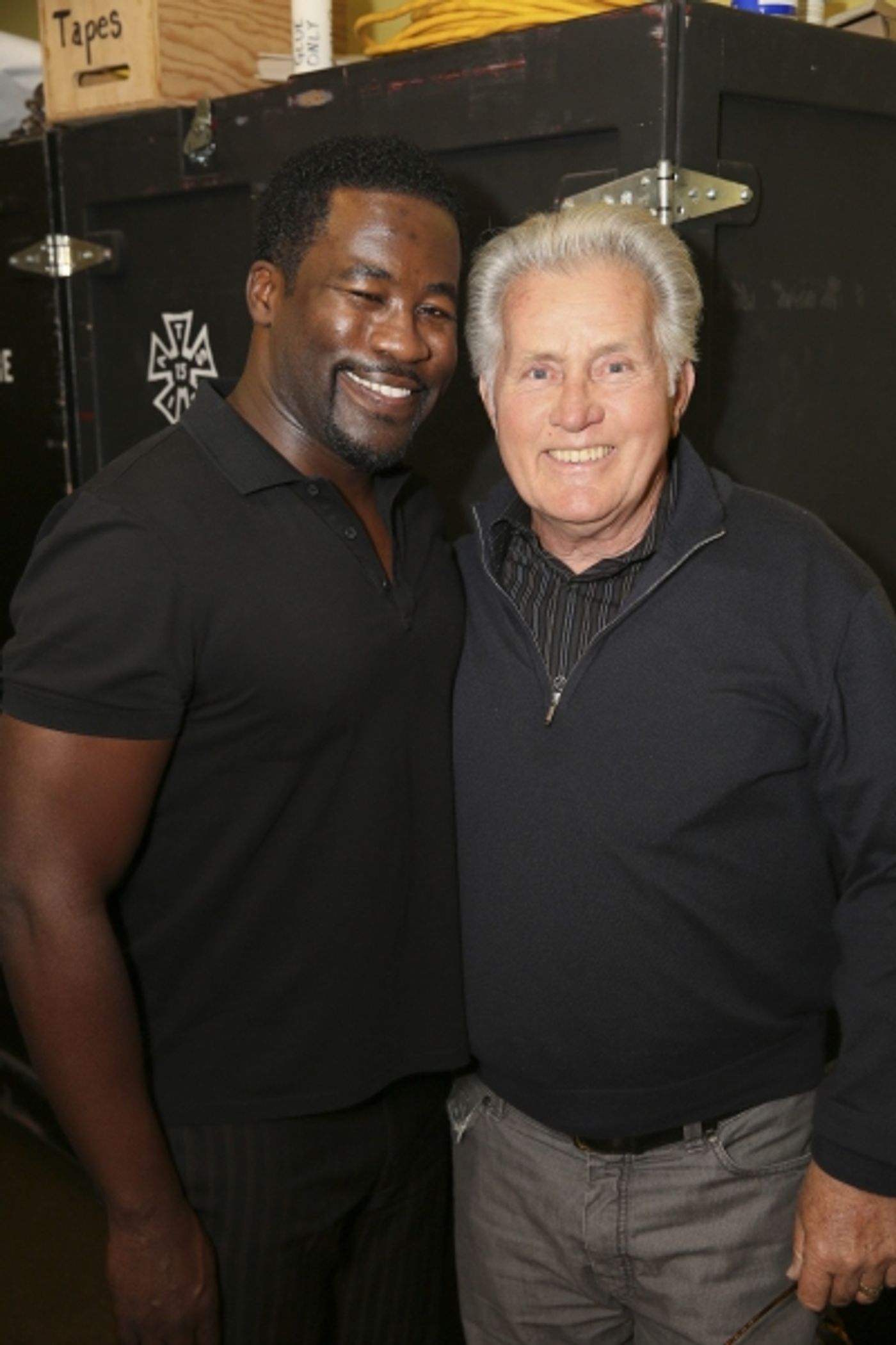 Photo Flash: Sidney Poitier, Martin Sheen and Khandi Alexander Backstage at THE TALLEST TREE IN THE FOREST  Image