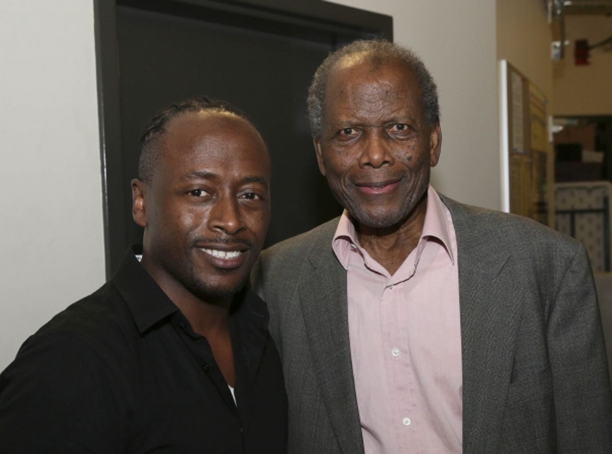 Kenny J. Seymour and Sidney Poitier at 