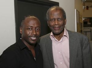 Kenny J. Seymour and Sidney Poitier @ BroadwayWorld Kenny J. Seymour and Sidney Poitier Photo