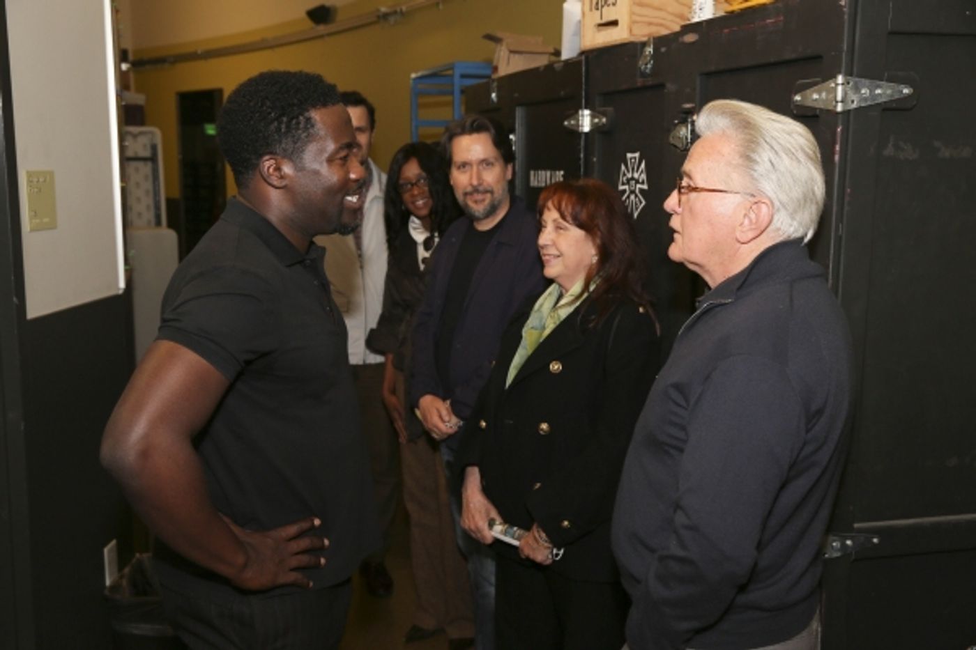 Photo Flash: Sidney Poitier, Martin Sheen and Khandi Alexander Backstage at THE TALLEST TREE IN THE FOREST  Image