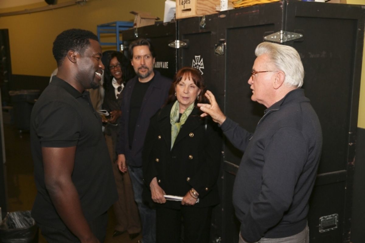 Daniel Beaty and Martin Sheen at 