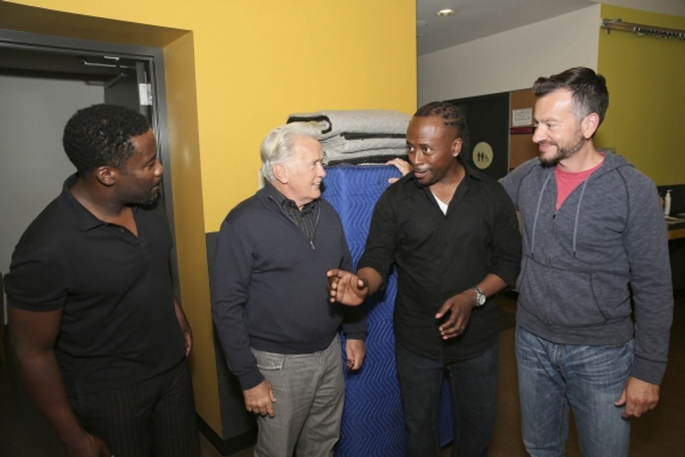 Photo Flash: Sidney Poitier, Martin Sheen and Khandi Alexander Backstage at THE TALLEST TREE IN THE FOREST  Image
