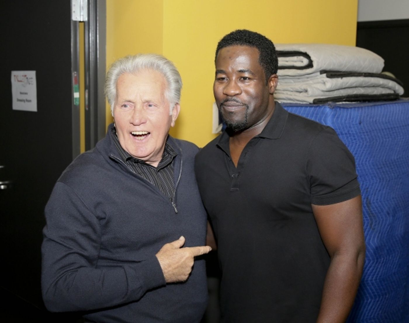 Photo Flash: Sidney Poitier, Martin Sheen and Khandi Alexander Backstage at THE TALLEST TREE IN THE FOREST  Image