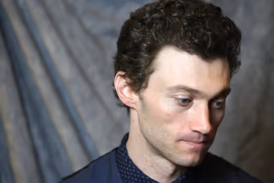 Bryce Pinkham photographed at at the Paramount Hotel on April 30, 2014 in New York Ci Photo