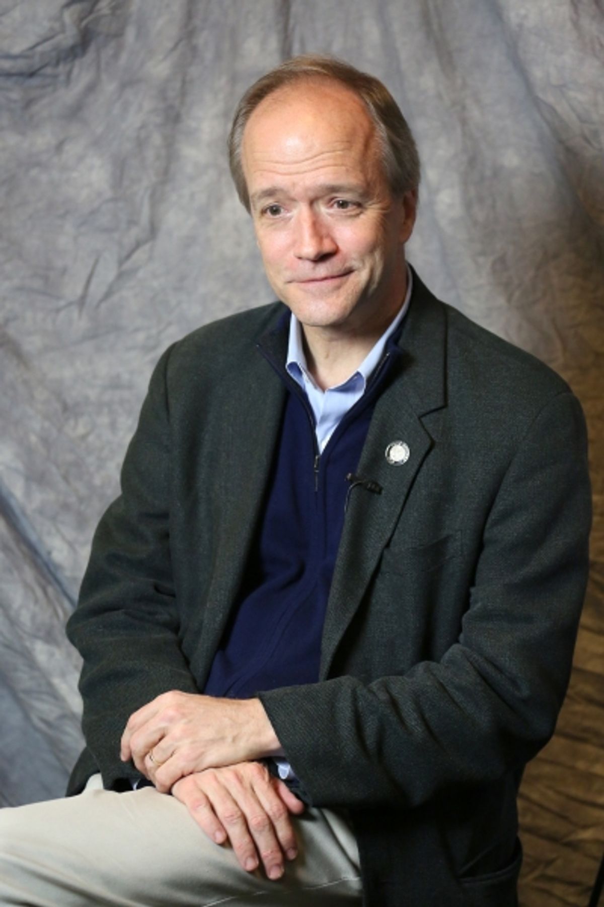 Douglas McGrath photographed at the Paramount Hotel on April 30, 2014 in New York City. at 