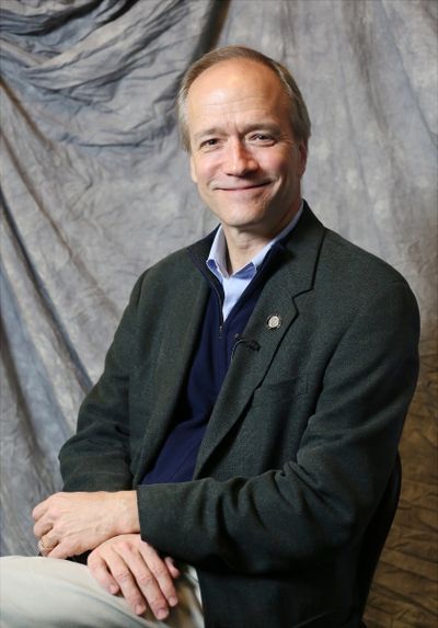 Douglas McGrath photographed at the Paramount Hotel on April 30, 2014 in New York Cit Photo