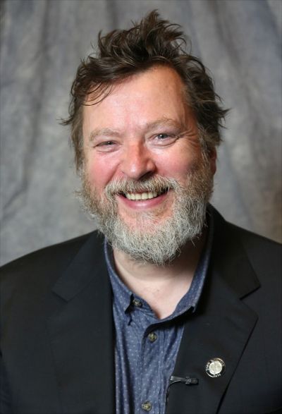 Julian Crouch photographed at the Paramount Hotel on April 30, 2014 in New York City. Photo