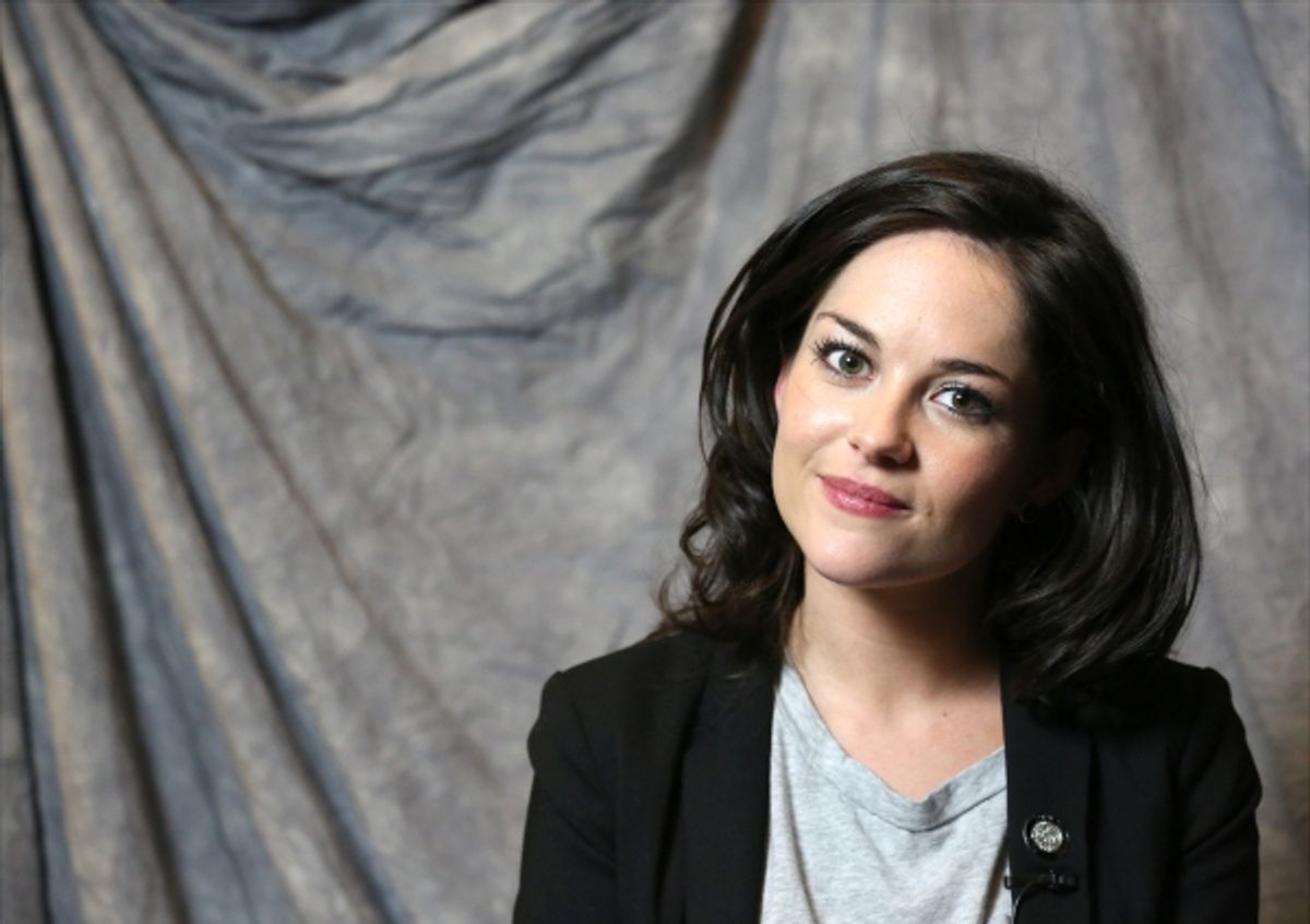 Sarah Greene photographed at the Paramount Hotel on April 30, 2014 in New York City. at 