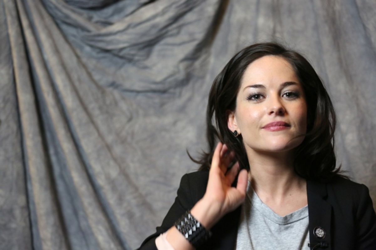 Sarah Greene photographed at the Paramount Hotel on April 30, 2014 in New York City. at 