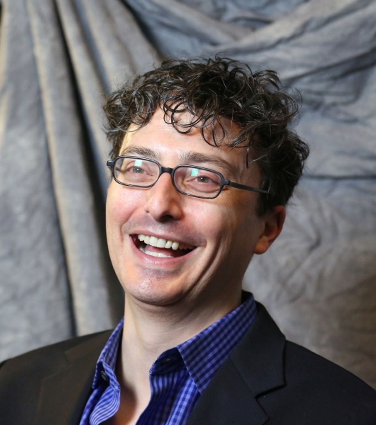 Beowulf Boritt photographed at the Paramount Hotel on April 30, 2014 in New York City. at 