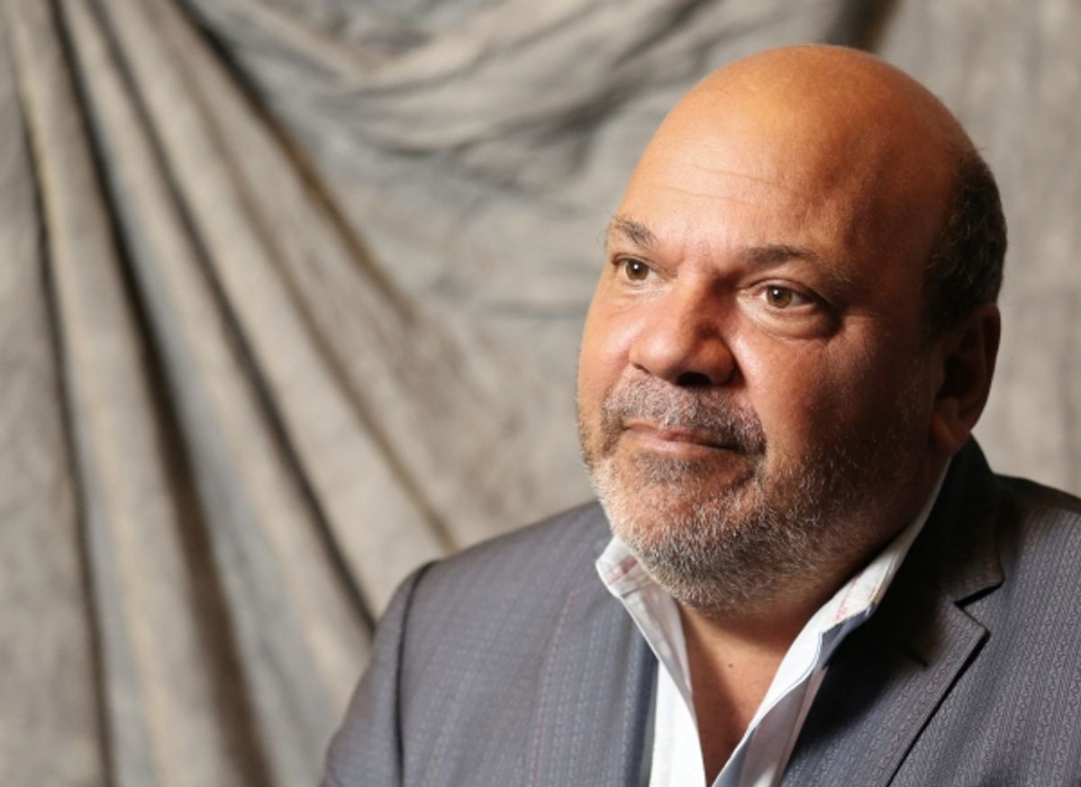 Casey Nicholaw photographed at the Paramount Hotel on April 30, 2014 in New York City. at 