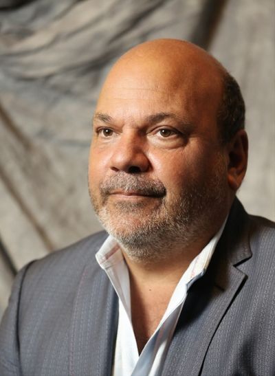 Casey Nicholaw photographed at the Paramount Hotel on April 30, 2014 in New York City Photo