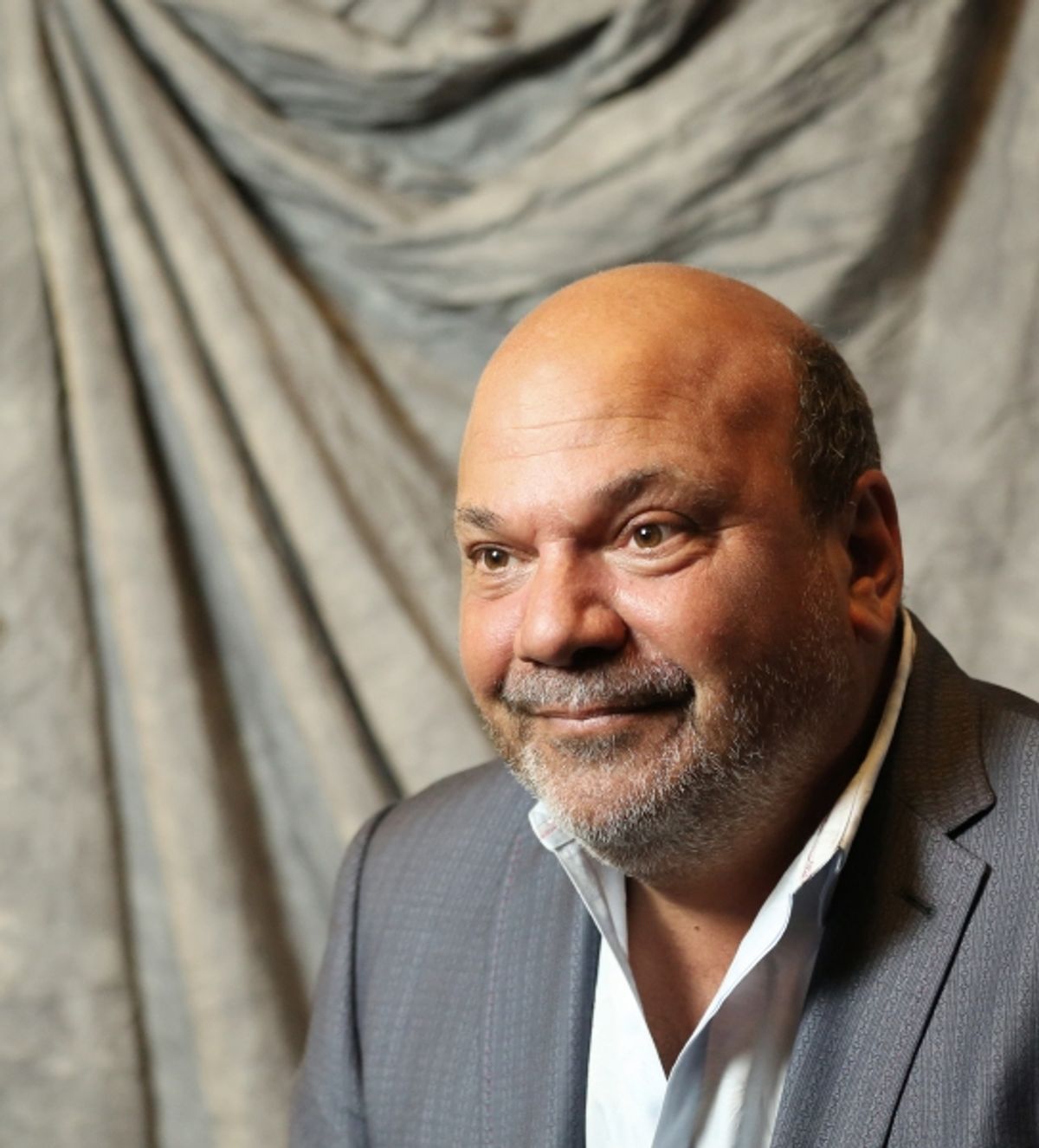 Casey Nicholaw photographed at the Paramount Hotel on April 30, 2014 in New York City. at 