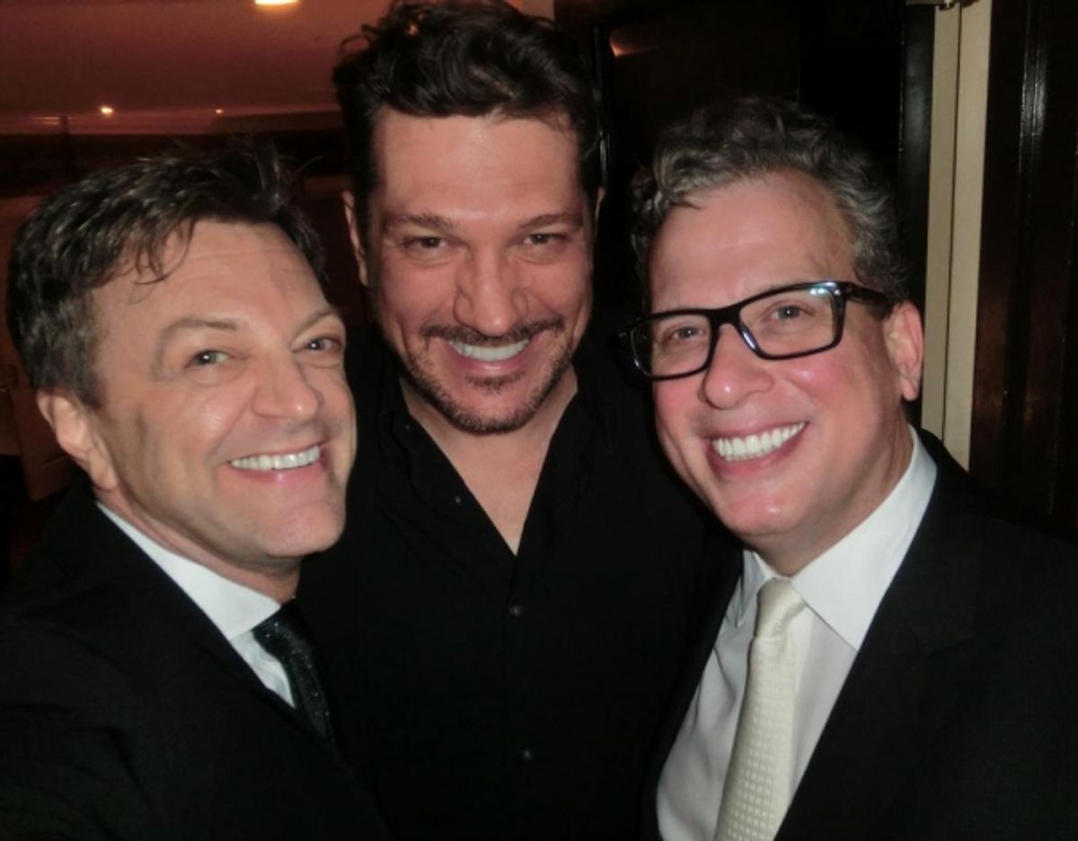 Jim Caruso, Paulo Szot and Billy Stritch at 