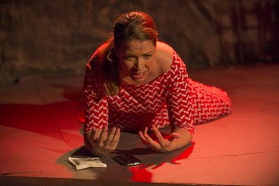 Asshole by Lisa Kenner Grissom, directed by Jo Cattell. Pictured: Sarah Gitenstein. Photo