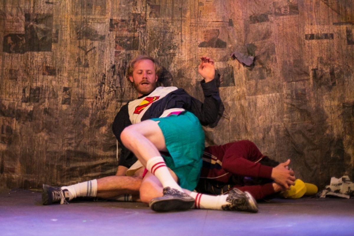 Boys and Violence by Mackenzie Yeager, directed by John Wilson. Pictured: Roy Gonzalez (bottom) and Tim Parker (top). at 