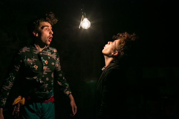 Rise and Fall by Brooke Allen, directed by Diana Raselis. Pictured: Alex Stein (left) Photo