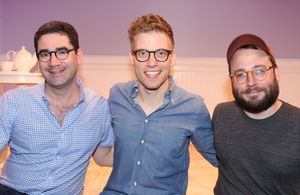 Playwright Jonathan Tolins, Barrett Foa and Director Stephen Brackett @ BroadwayWorld Playwright Jonathan Tolins, Barrett Foa and Director Stephen Brackett Photo