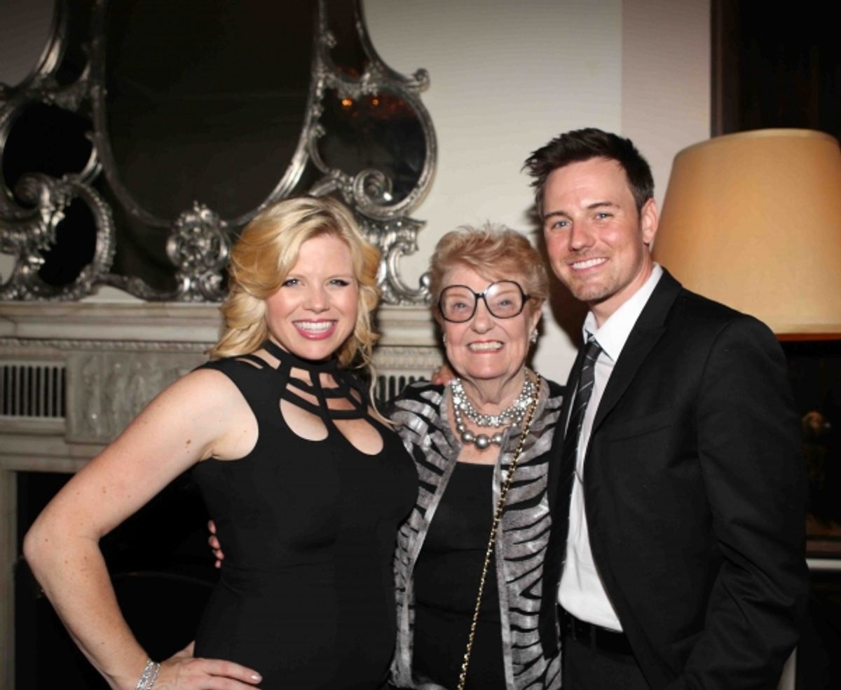 Megan Hilty, June Freemanzon, Brian Gallagher at 