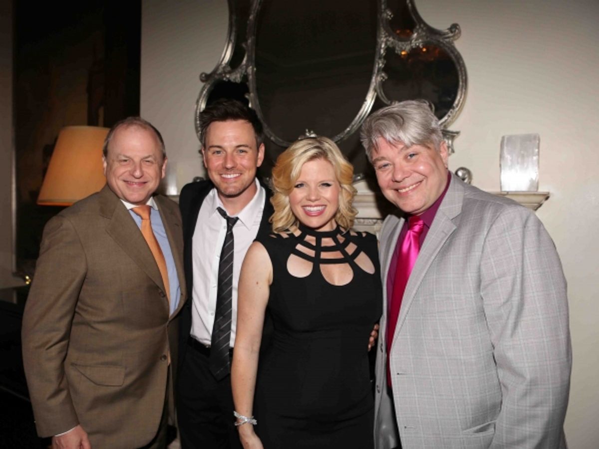 Douglas Denoff, Brian Gallagher, Megan Hilty, Richard Skipper at 