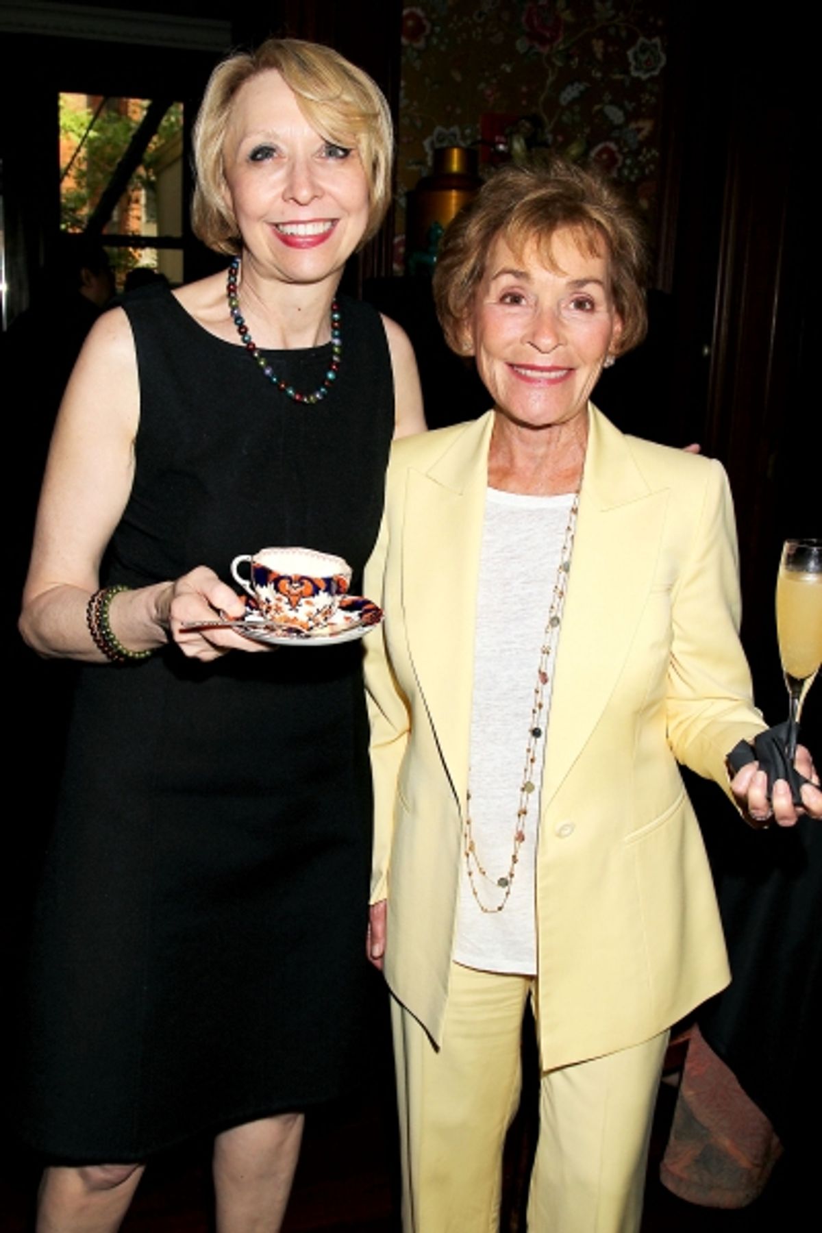 Julie Halston and  Judge Judy Scheindlin at 