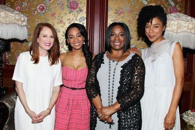 -New York, NY - 5/27/14 - Julianne Moore Host a Afternoon Tea honoring LaTanya Richar Photo